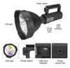 Linterna LED Portátil 1500LM con Trípode – Recargable Tipo C, Power Bank, 4 Modos de Luz