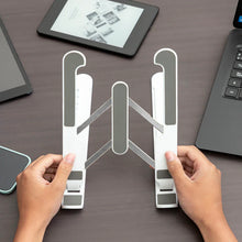Cargar imagen en el visor de la galería, Soporte Plegable y Regulable para Portátil Flappot InnovaGoods
