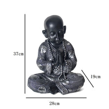Cargar imagen en el visor de la galería, Figura de Buda Sentado ARGENTUM 28X19X37cm

