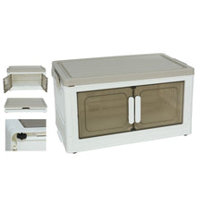 Cargar imagen en el visor de la galería, Organizador Apilable con Ruedas X1 – Caja de Almacenaje con Puertas Frontales 44,5x26x24 cm
