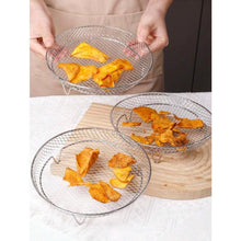 Cargar imagen en el visor de la galería, Set 3 Rejilla Redonda Apilable para Freidora de Aire Quttin ø 20 x 4.5cm
