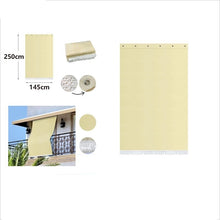Cargar imagen en el visor de la galería, Toldo Vela de Sombra Impremeable Resistente para Balcón Terrazas, Patio, Exteriores, Jardín - Maxia Market
