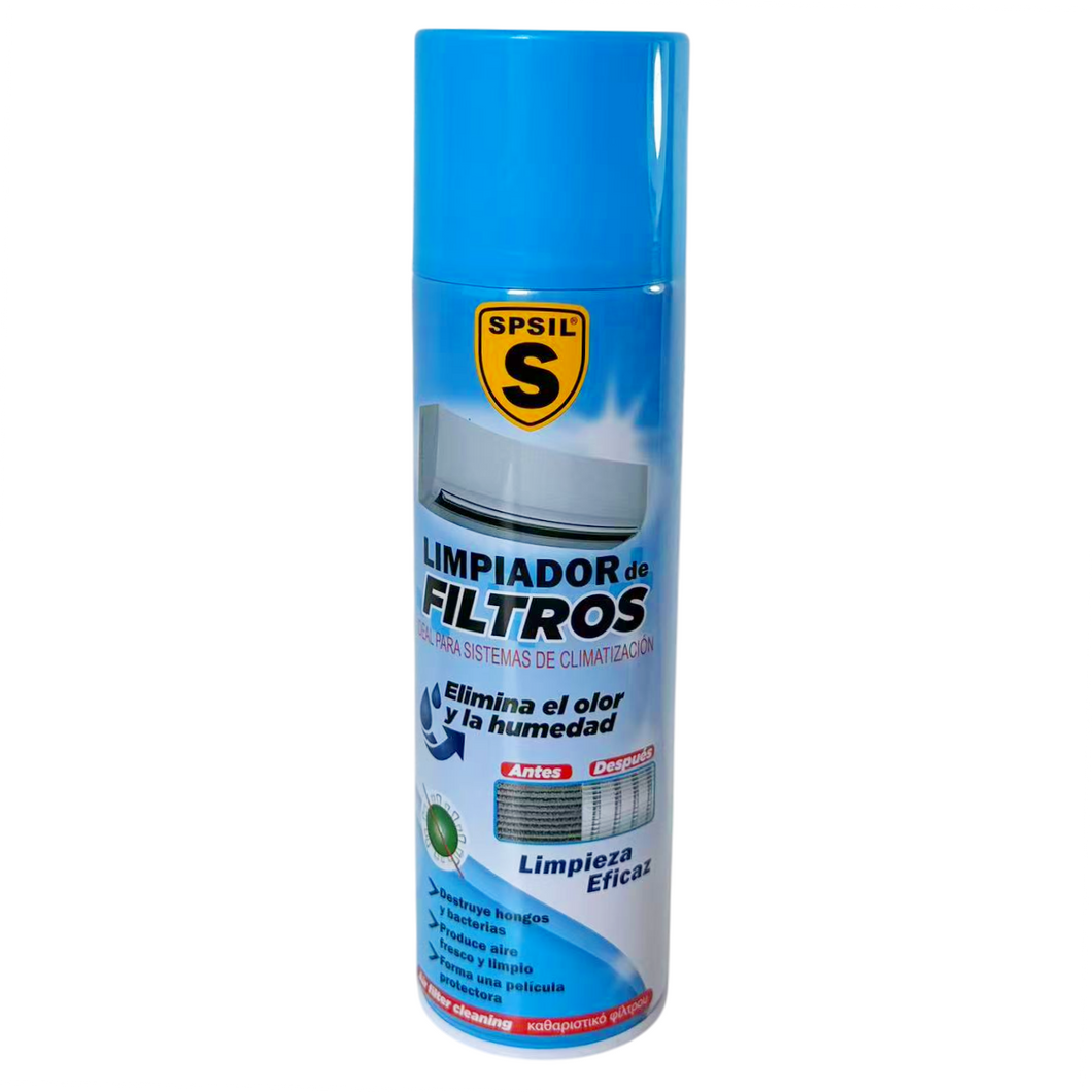 Limpiador de Filtros de Aire Acondicionado Idea para Sistemas de Climatización Elimna olor y Humedad 550ml