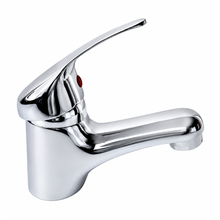Cargar imagen en el visor de la galería, Grifo de Lavabo Monomando Cromado ATLÁNTICO – Cuerpo de Zinc 380 g, Cartucho Cerámico 35 mm
