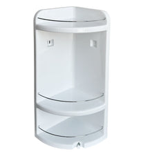 Cargar imagen en el visor de la galería, Estanteria Rinconera de baño Blanco Varilla Cromo
