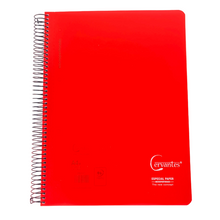 Cargar imagen en el visor de la galería, Cuadernos A4+ 23,1 x 29,5 cm, 160 Hojas, Cuadrícula 5x5 mm, Espiral y Tapa Plástica
