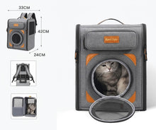 Cargar imagen en el visor de la galería, Transportín plegable, Mochila de viaje y Bolsa de mano para perros y gatos
