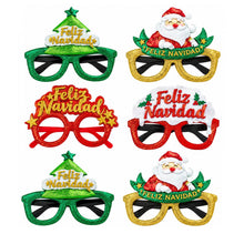 Cargar imagen en el visor de la galería, Set de 6 Gafas de Navidad – Diseños Surtidos – Gafas Festivas para Fiestas, Eventos, Fotos y Celebraciones Navideñas
