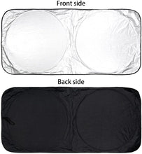 Cargar imagen en el visor de la galería, Parasol para ventana de coche, parasol plegable, protección UV, accesorios de estilo de coche, apto para la mayoría de vehículos

