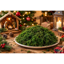 Cargar imagen en el visor de la galería, Musgo Natural para Navidad – 300 g | Decoración Navideña y Manualidades
