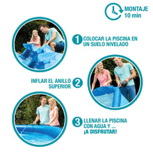 Cargar imagen en el visor de la galería, Piscina Hinchable, Ø366x76 cm, 5.621 litros, Piscina Redonda, con depuradora Cartucho, 2.006 litros/Hora, Filtro Cartucho Tipo A, para 5 Personas - Intex
