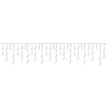 Cargar imagen en el visor de la galería, Cortina de Luces LED de Navidad 100 LED – 2.5 m, 20 Tiras, 8 +5 Funciones interior y exterior
