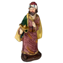 Cargar imagen en el visor de la galería, Nacimiento Belén 8 piezas figuras Pesebre Decoración de Navidad
