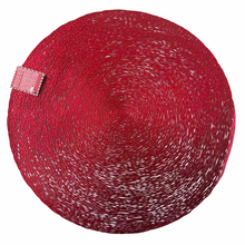 Cargar imagen en el visor de la galería, Set de 6 Salvamanteles de Navidad | Plástico Decorativo Ø 38 cm y 45 × 29,5 cm | Rojo, Oro y Plata
