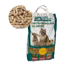 Cargar imagen en el visor de la galería, Viruta Granuada Lecho higiénico ROEDORES 10L Beddy ABSORBE LIQUIDOS OLORES especialmente elavaborado para Conejos, Gatos, Roedores, Hurones y pájaros
