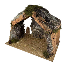 Cargar imagen en el visor de la galería, Cueva de Corcho Navideño Para Decoracion Navidad de Belén Nacemiento
