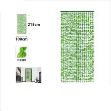 Cargar imagen en el visor de la galería, Tiras Hojas Artificiales Verdes para Jardín, Casa, Cortina la puerta de Decoración
