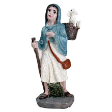 Cargar imagen en el visor de la galería, Set de 4 Figuras de Belén – Pastores Jovenes 12.5 cm en Resina - Gerimport
