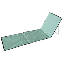 Cargar imagen en el visor de la galería, Esterilla de Playa y Piscina Acolchada, Esterilla Reclinable Plegable Tubo Acero y Tela Oxford 156 x 53 x 0.2 cm, Tumbona Silla Ligero Portátil con respaldo integrado para Playa Piscina Camping ....

