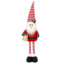 Cargar imagen en el visor de la galería, Figura Papá Noel Decorativa 70-90 cm – Santa Claus de Tela con Patas Largas, Decoración Navideña para Hogar, modelo al azar
