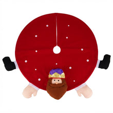 Cargar imagen en el visor de la galería, Cubrepié de árbol de Navidad, Falta Alfombra Pie de Pino 90 cm de los Reyes Magos - Faldón Redondo de Poliéster para Base de Árbol de Navidad
