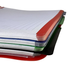 Cargar imagen en el visor de la galería, Cuaderno Cervantes A4 Espiral con Tapa Plástica, 120 Hojas, 90g, Cuadrícula 5x5 mm, 3 Separadores y Carpeta Multitaladro
