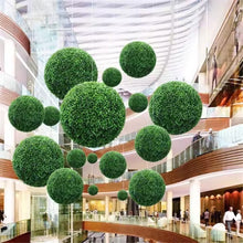 Cargar imagen en el visor de la galería, Boj Artificial Bola Decorativa para Interior, Exterior, Verde
