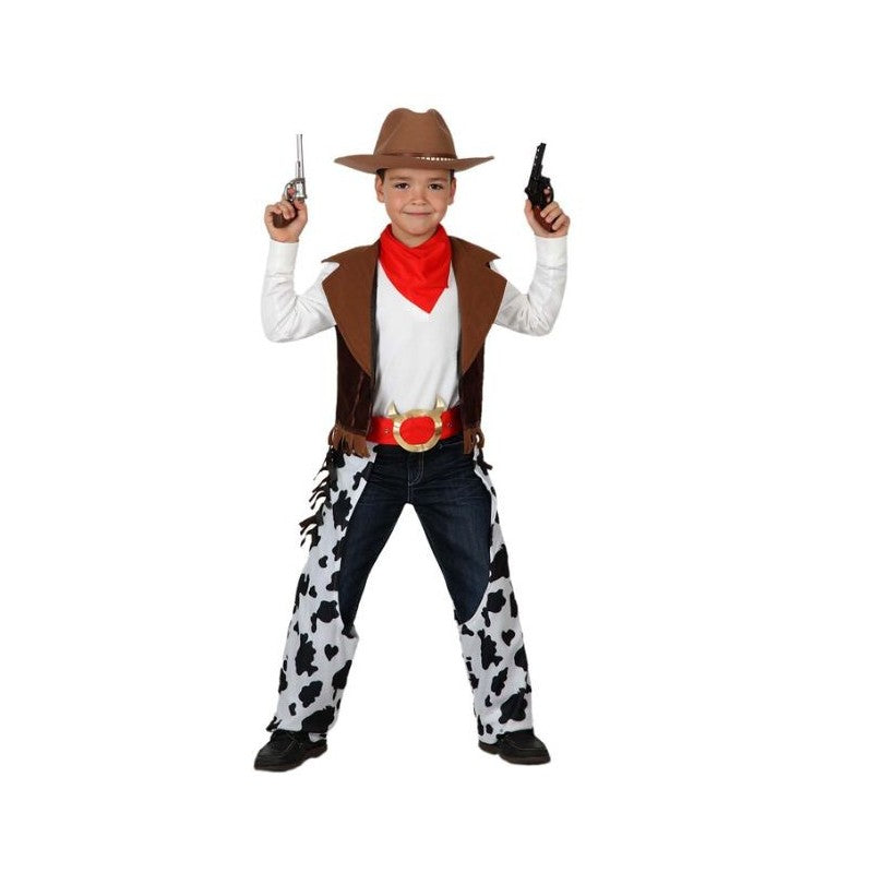 Disfraz Vaquero Niño Infantil Marrón para Carnaval Fiesta