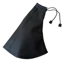 Cargar imagen en el visor de la galería, Funda para Freno de Mano Universal de Coche – Polipiel Negra, 31x15 cm, Protector de Palanca Estacionamiento, Fácil de Instalar
