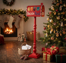 Cargar imagen en el visor de la galería, Buzón Real de Metal para Reyes Magos - Carta 6 de Enero, Decoración Navideña Infantil con Ilustración de Melchor, Gaspar y Baltasar
