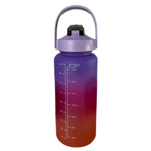 Cargar imagen en el visor de la galería, Botella Adara de Plástico 2L para Bebidas Refresco Agua, Botella de Agua Con Pajita Para deporte Gemensio,  Botellas de agua para hacer ejercicio
