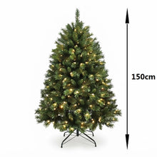 Cargar imagen en el visor de la galería, Árbol de Navidad Artificial de PVC con Luces LED – Luz Fría y Cálida - Gerimport
