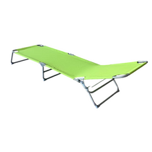 Cargar imagen en el visor de la galería, Tumbona Hamaca Plegable para Playa, Jardín, Terraza - Silla Hamaca Multiposiciones de Metal - 3 Posiciones 24 x 55 x 188 cm
