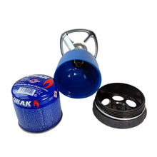 Cargar imagen en el visor de la galería, Hornillo camping Cartuchos butano 190 g portátil exterior, Quemador a Gas + gas C-200 GBS

