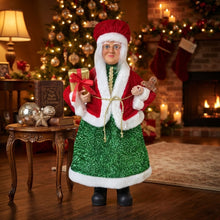 Cargar imagen en el visor de la galería, Figura de Mamá Noel de 47 cm - Adorno Navideño Tradicional con Accesorios surtidos - Gerimport
