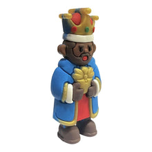 Cargar imagen en el visor de la galería, Belén de Navidad 12 Piezas de Goma 3D, Figuras Navideñas de 12 cm para Decoración del Nacimiento
