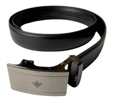 Cargar imagen en el visor de la galería, Cinturon Hombre Cuero Negro Jeans Reversible Piel clasico inspirado en EA
