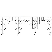 Cargar imagen en el visor de la galería, Cortina de Luces LED de Navidad Cable transparente 8 Funciones interior y exterior
