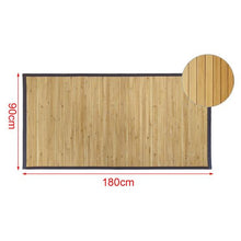 Cargar imagen en el visor de la galería, Alfombra De Bambú Antideslizante y Resistente Decoración del Hogar - Ideal para Salón, Comedor o Recibidor - Color Natural

