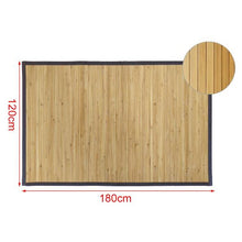 Cargar imagen en el visor de la galería, Alfombra De Bambú Antideslizante y Resistente Decoración del Hogar - Ideal para Salón, Comedor o Recibidor - Color Natural
