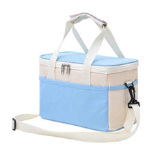 Cargar imagen en el visor de la galería, Bolsa térmica porta alimentos 16 L Bolsa Isotérmica para picnic, playa, camping, barbacoa, Nevera portátil pequeña Camping Comida y Bebida
