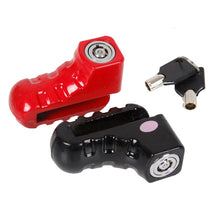 Cargar imagen en el visor de la galería, Candado de Moto, Cerradura de Moto de bloqueo de disco antirrobo para motocicletas Scooters Bicicletas 2 llaves incluidas Dispositivo de seguridad sin alarma
