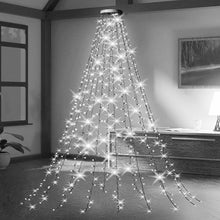 Cargar imagen en el visor de la galería, Guirnalda Campana de Luces LED para Árbol 400 LED 2 m por Tira con 8 Modos de Luz IP44 Interior y Exterior
