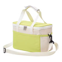 Cargar imagen en el visor de la galería, Bolsa térmica porta alimentos 16 L Bolsa Isotérmica para picnic, playa, camping, barbacoa, Nevera portátil pequeña Camping Comida y Bebida
