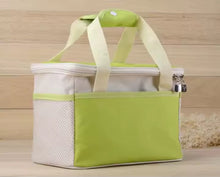 Cargar imagen en el visor de la galería, Bolsa térmica porta alimentos 16 L Bolsa Isotérmica para picnic, playa, camping, barbacoa, Nevera portátil pequeña Camping Comida y Bebida
