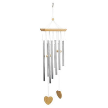 Cargar imagen en el visor de la galería, Carillón de Viento de Madera y Aluminio 45-56-60 cm – Sonido Relajante | Decoración Zen Interior y Exterior
