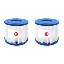 Cargar imagen en el visor de la galería, Cartucho de Filtro de Agua para Piscina - Cartuchos de Filtración Tipo D (2 Unidades)
