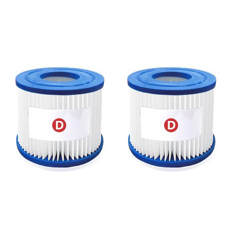 Cartucho de Filtro de Agua para Piscina - Cartuchos de Filtración Tipo D (2 Unidades)