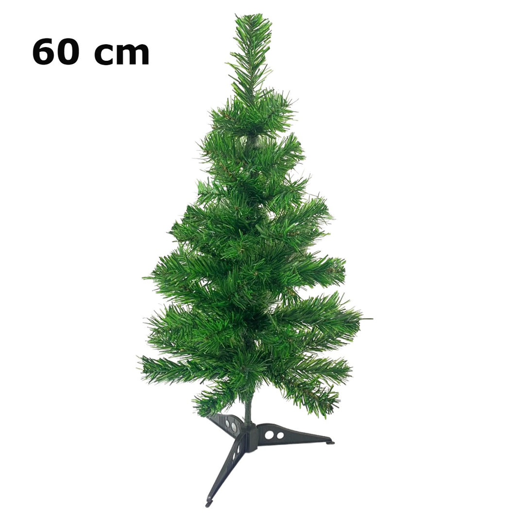 Árbol de pino de Navidad Artificial con puntas rama soporte metal PVC 60-240 cm