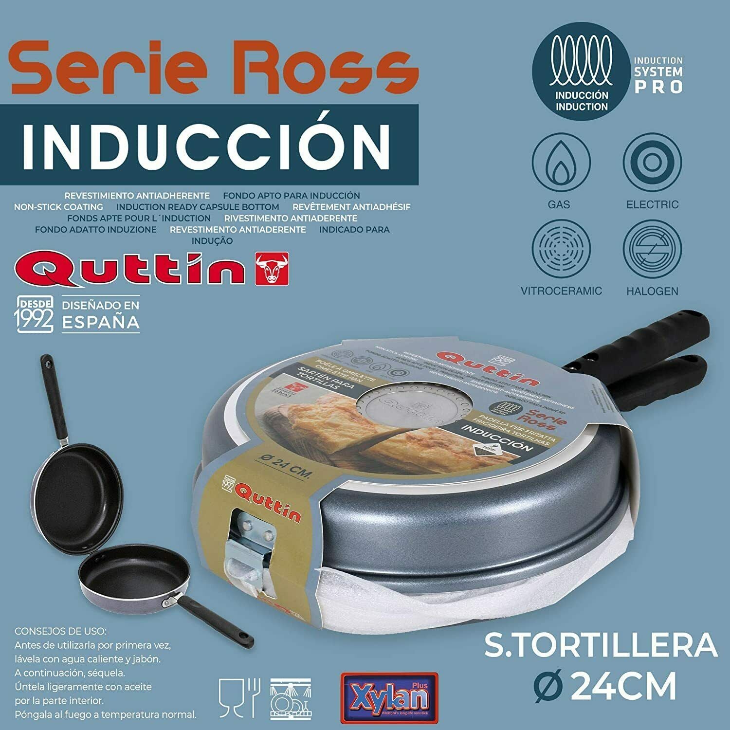 Sarten doble para Tortillas induccion VITRO GAS tortilla tortillera 24 –  Maxia Market